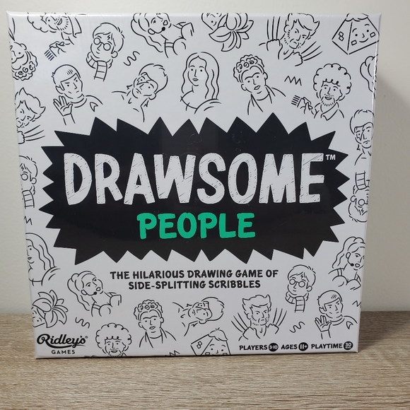Drawsome People Board Game Family Games Ridleys games NWT - Picture 1 of 7